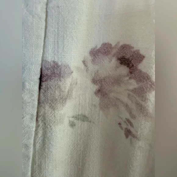 Splendid Livia Floral Split Neck Midi Dress - Picture 12 of 14